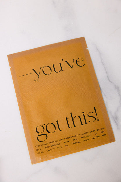 Korean Sheet Mask - You've Got This